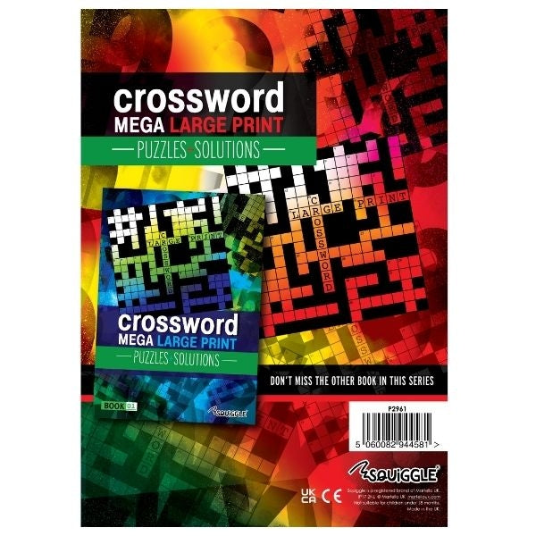 Mega Large Print Modern Crossword Book 2 P2961 (Parcel Rate)