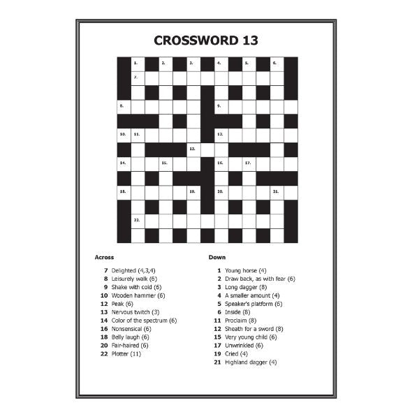 Mega Large Print Modern Crossword Book 2 P2961 (Parcel Rate)