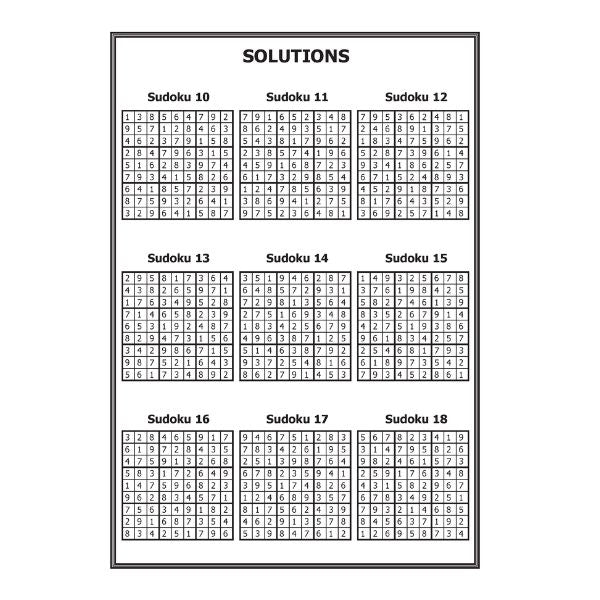 Mega Large Print Modern Sudoku Book 1 Easy & Medium P2962 (Parcel Rate)