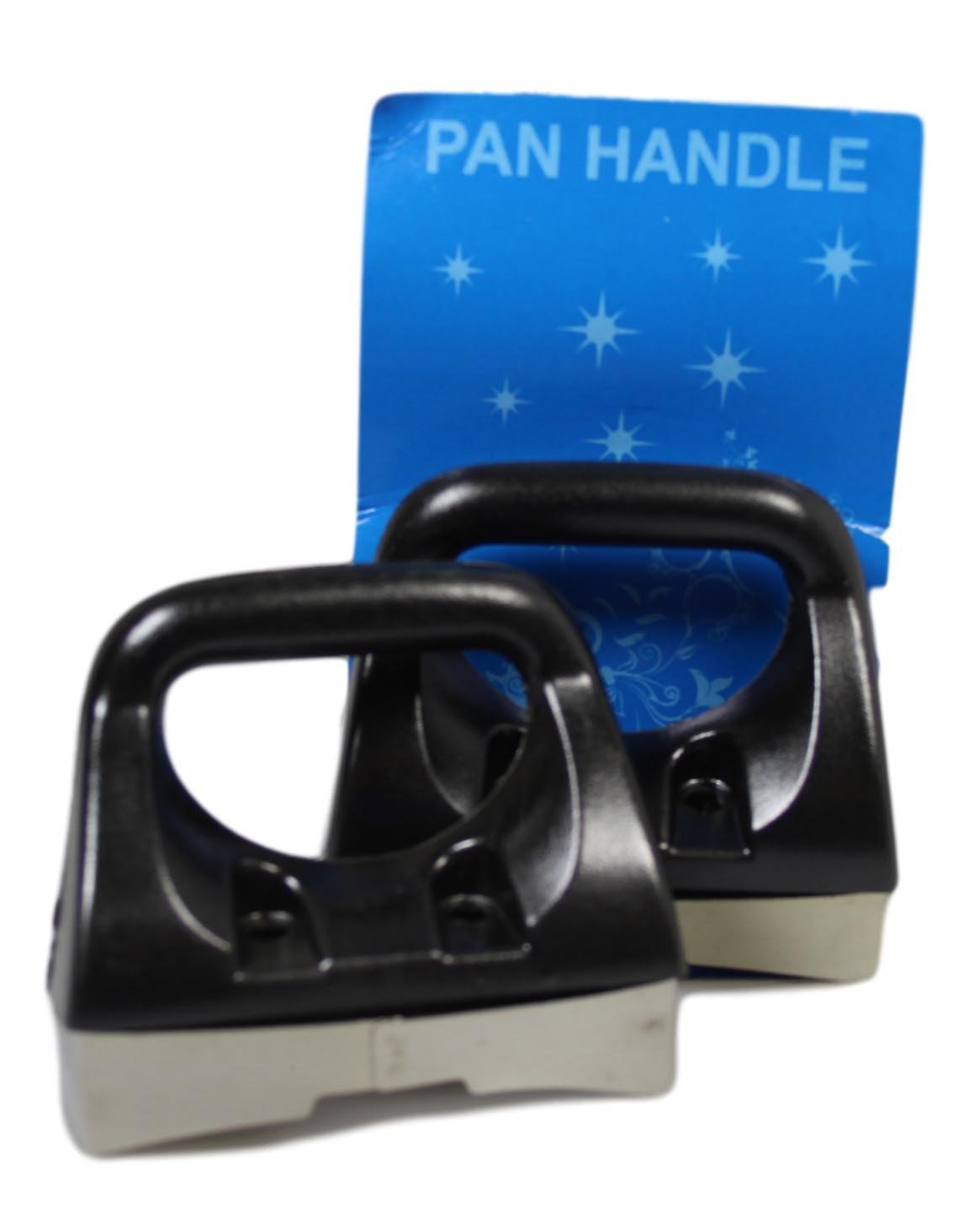 Kitchen Prep Pan Handle Easily Attachable Black Pack Of 2 5222 (Parcel Rate)