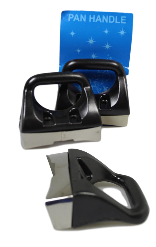 Kitchen Prep Pan Handle Easily Attachable Black Pack of 2 5223 (Parcel Rate)