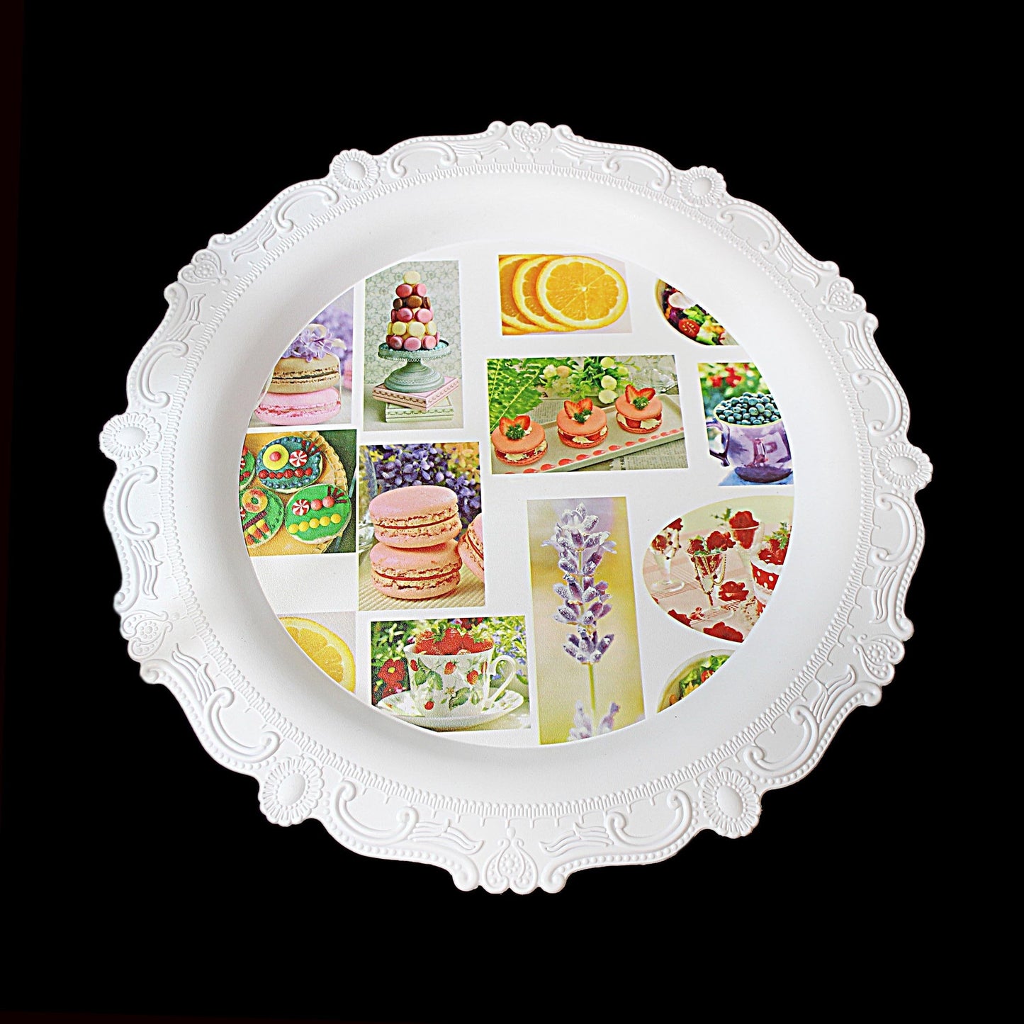 Plastic Plate  4972 (Parcel Rate)