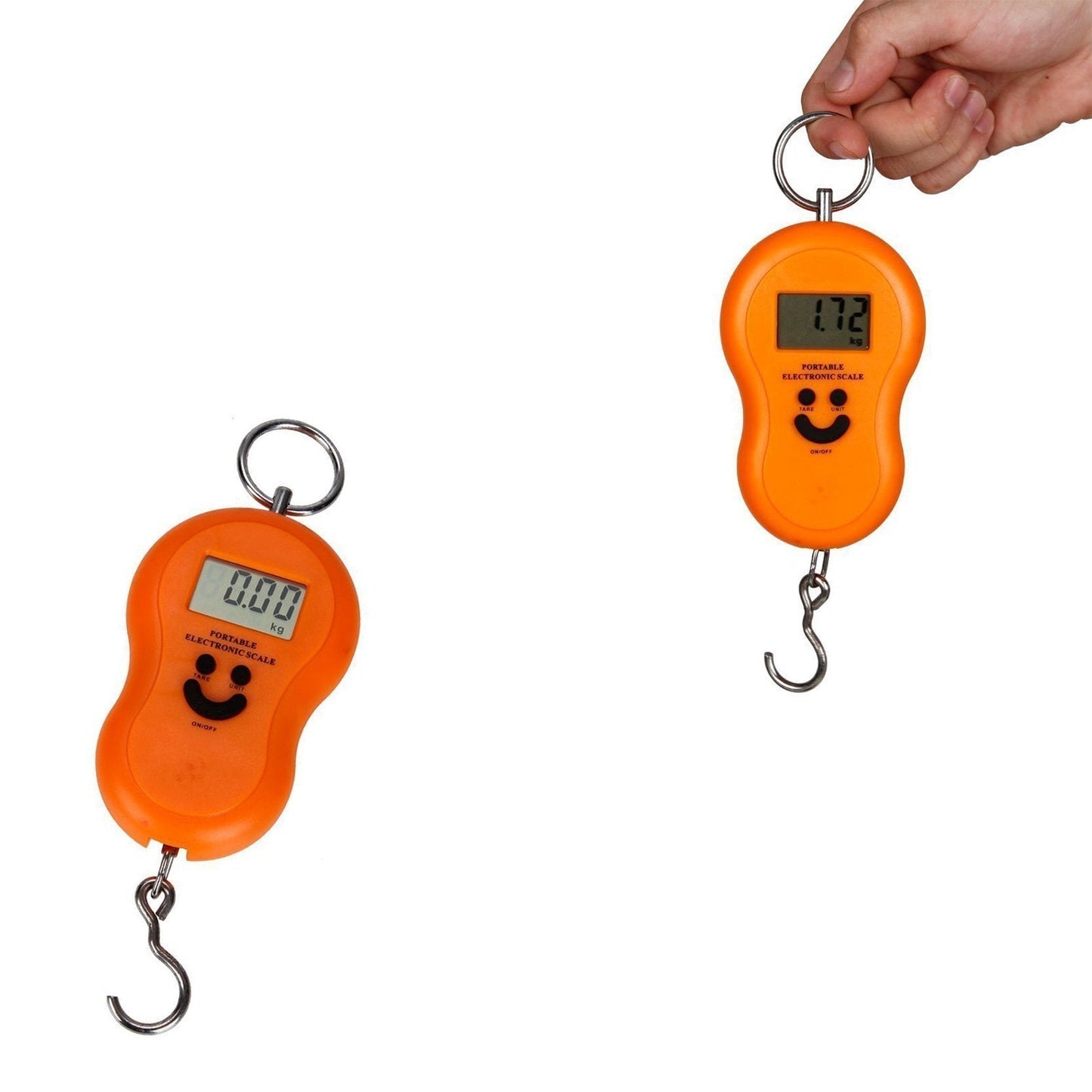 Portable Electronic Luggage Weighing Scale 11.5 x 6.5 cm Assorted Colours 2013 (Parcel Rate)