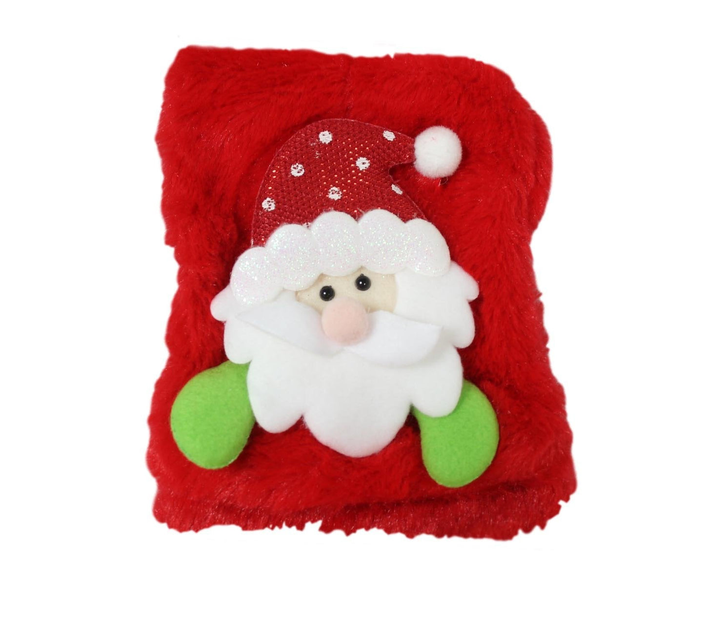 Children's Festive Red Christmas Scarf with Santa Claus / Snowman 90cm 5440 (Parcel Rate)