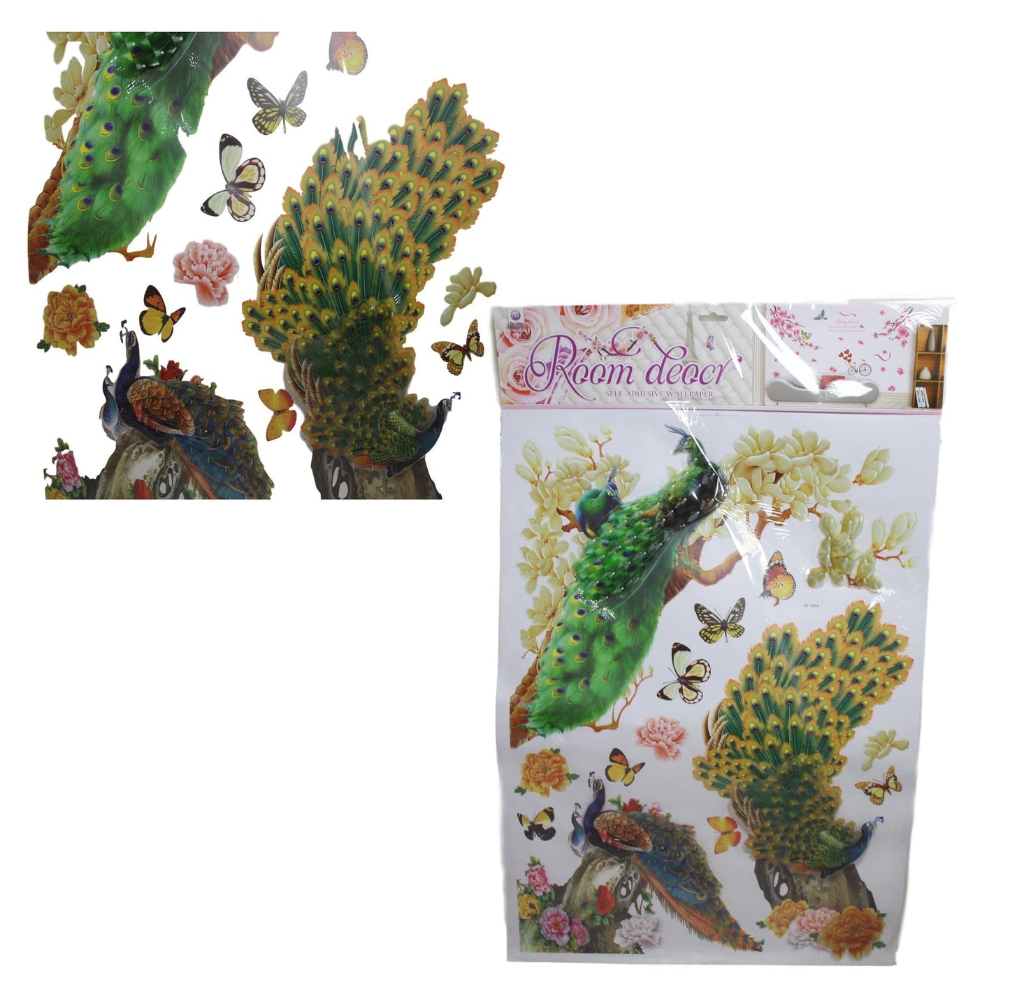 Room Décor Large Wall Stickers 70 x 49 cm Assorted Designs 5360 (Parcel Rate)