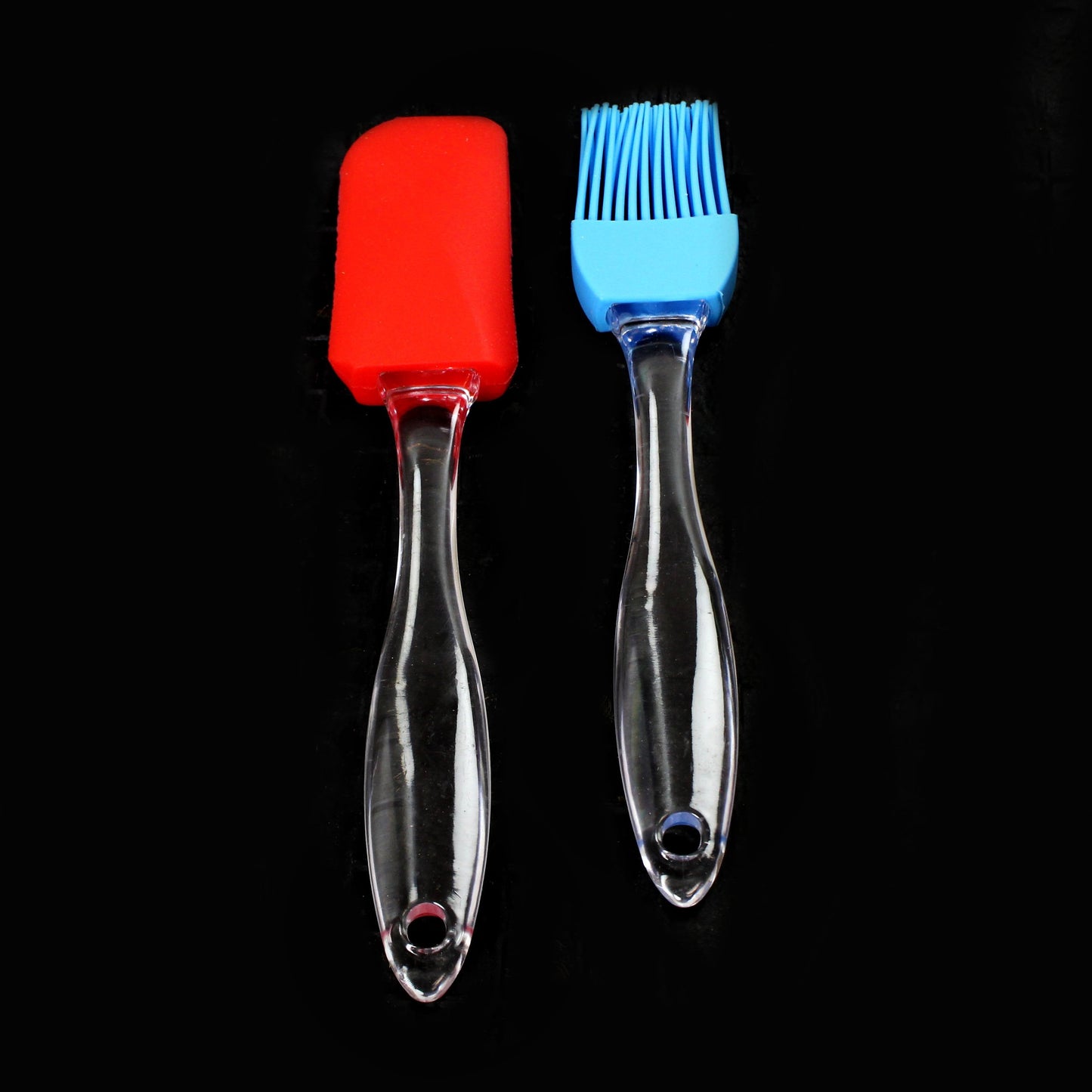 Silicone Pastry Brush and Spatula Set Assorted Colours 2126 (Large Letter Rate)