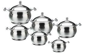 Imperiale 6 Pc Stainless Steel Casserole Set 16-18-20-22-24-26-cm P96769 (Big Parcel)