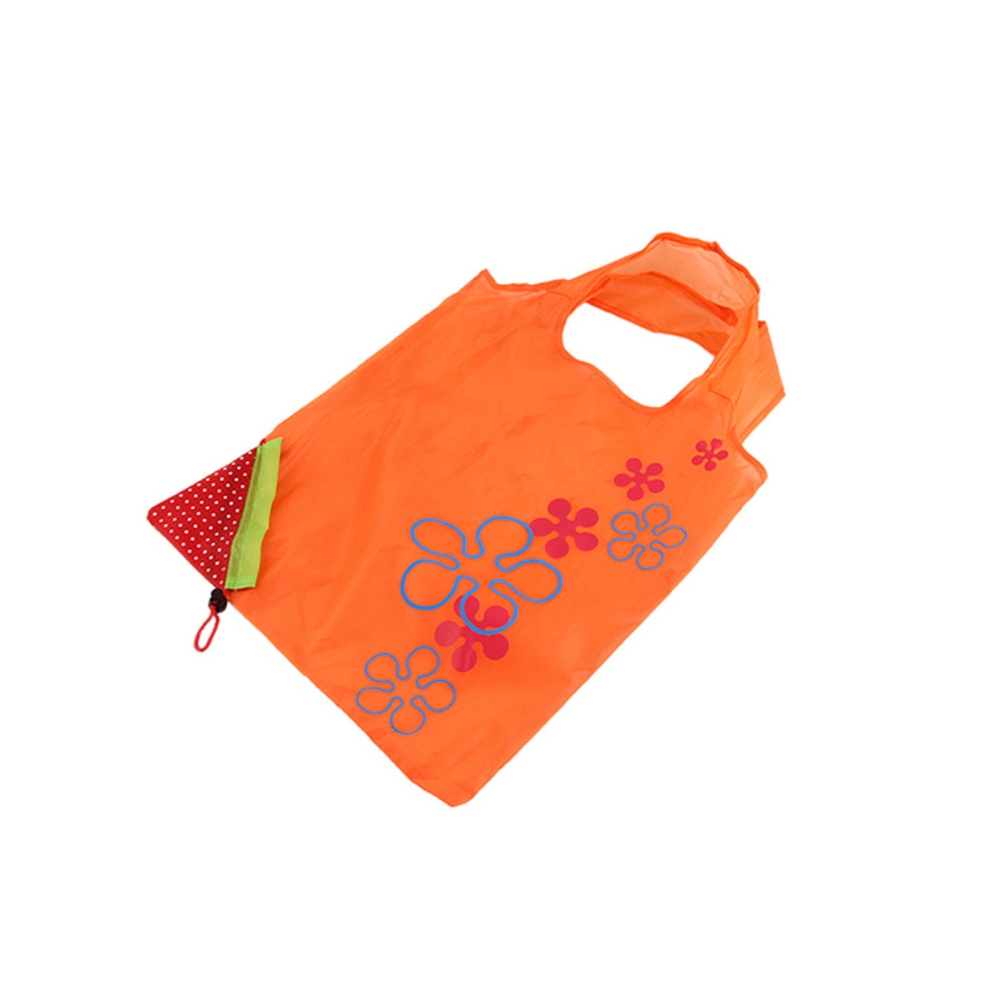 Foldable Expandable Strawberry Shopping Carrier Bag 37 x 35cm Assorted Colours 1113 (Parcel Rate)