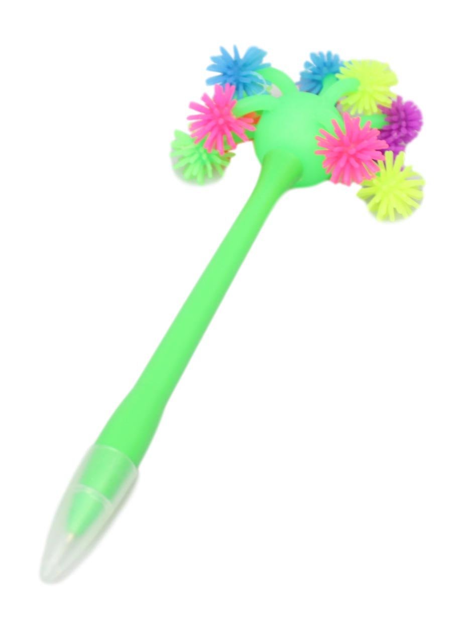 Fun Soft Stationery Pen with Balls 18 cm Assorted Colours 5278 (Large Letter Rate)