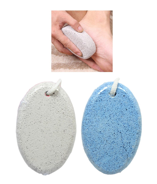 Bath Shower Volcanic Foot Pumice Stone 11 cm Assorted Colours 5228 (Parcel Rate)