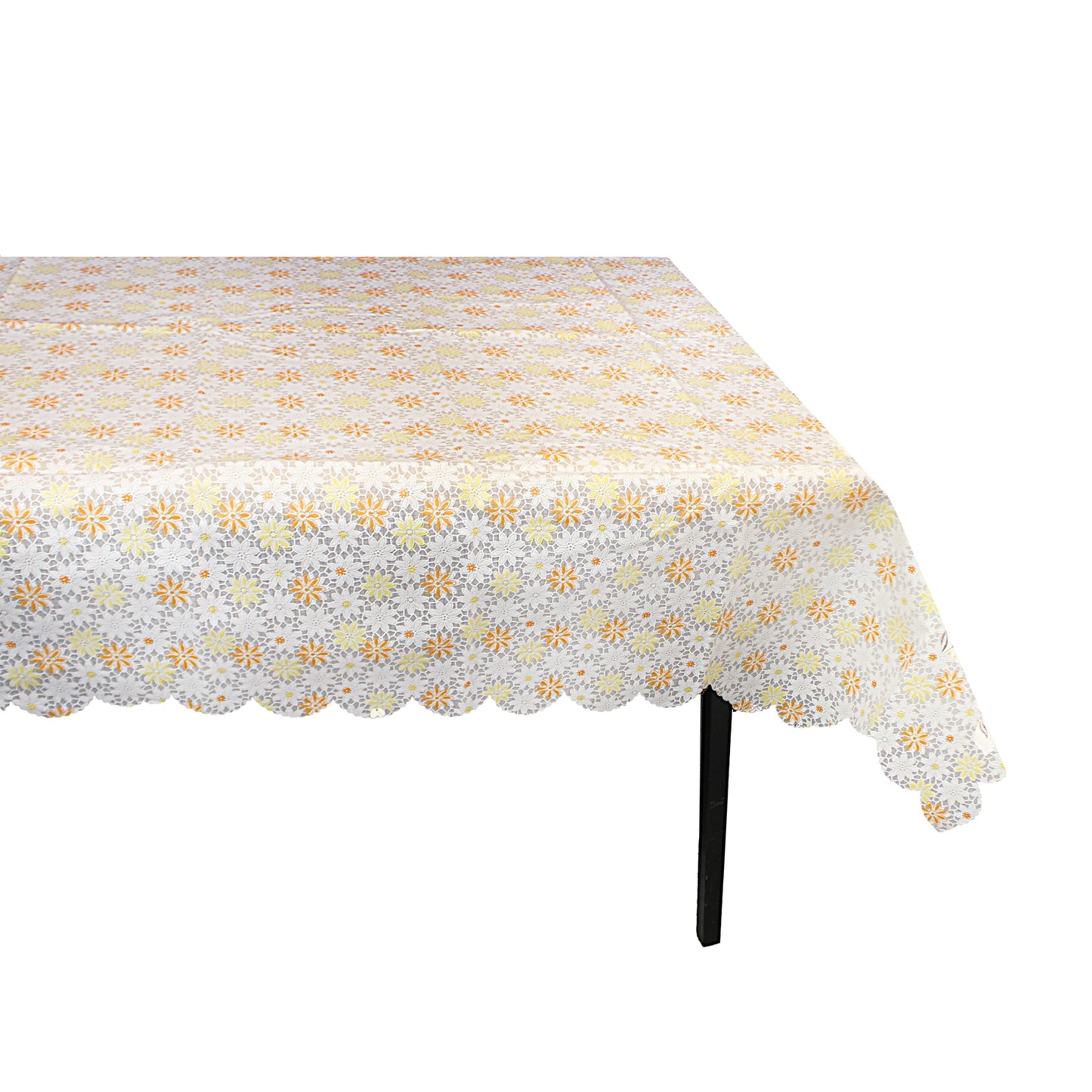PVC Vinyl Dining Kitchen Table Cover Protector with Floral Pattern 152 x 228cm Assorted Designs and Colours 0313 (Parcel Rate)