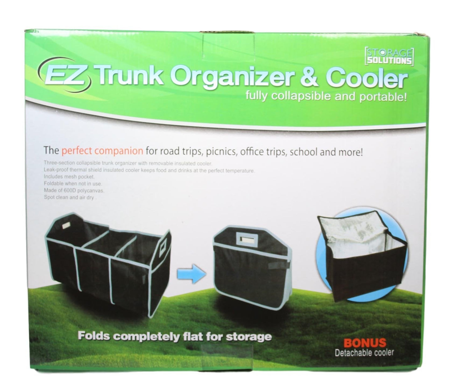 EZ Trunk Organiser & Cooler Adjustable Holds Up To 40lbs+  5398 (Parcel Rate)