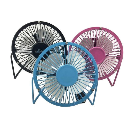 USB Fan Desk Mix Cooler Cooling Fan USB Mini Fans Operation Super Silent 2.5W 2527 (Parcel Rate)