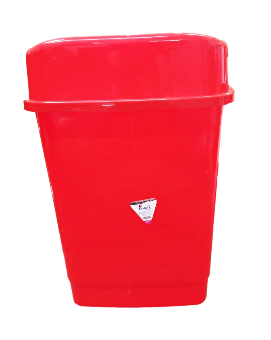 Double Click 50 Litre Dustbin No: 5 Kitchen Home ZP405 (Parcel Rate)