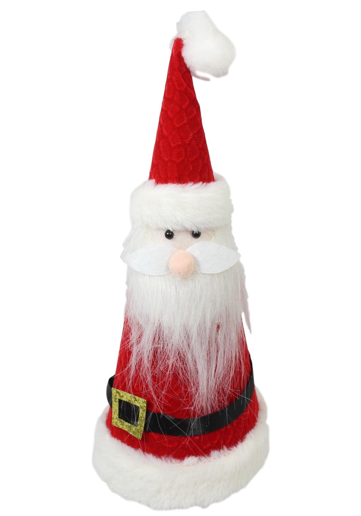 Christmas Santa Cone Decoration 30 cm Assorted Designs 5439 (Parcel Rate)