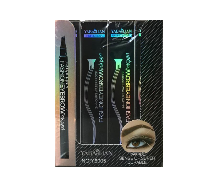 Yabaolian Eyebrow Tattoo Ink Pen 4 Point Tip Box of 24 Y6005 (Parcel Rate)