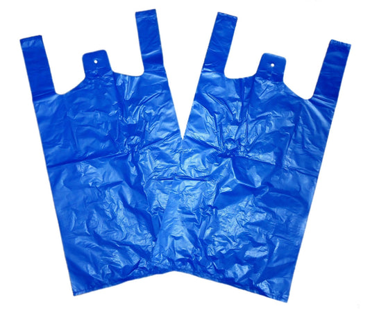 1000 Pack Disposable Plastic Bags Large Blue BR2  A (Parcel Rate)