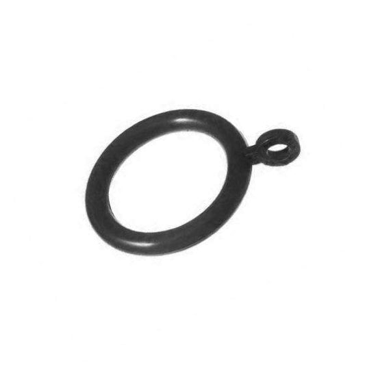 Curtain Pole Rings 45mm Black 0690 (Large Letter Rate)