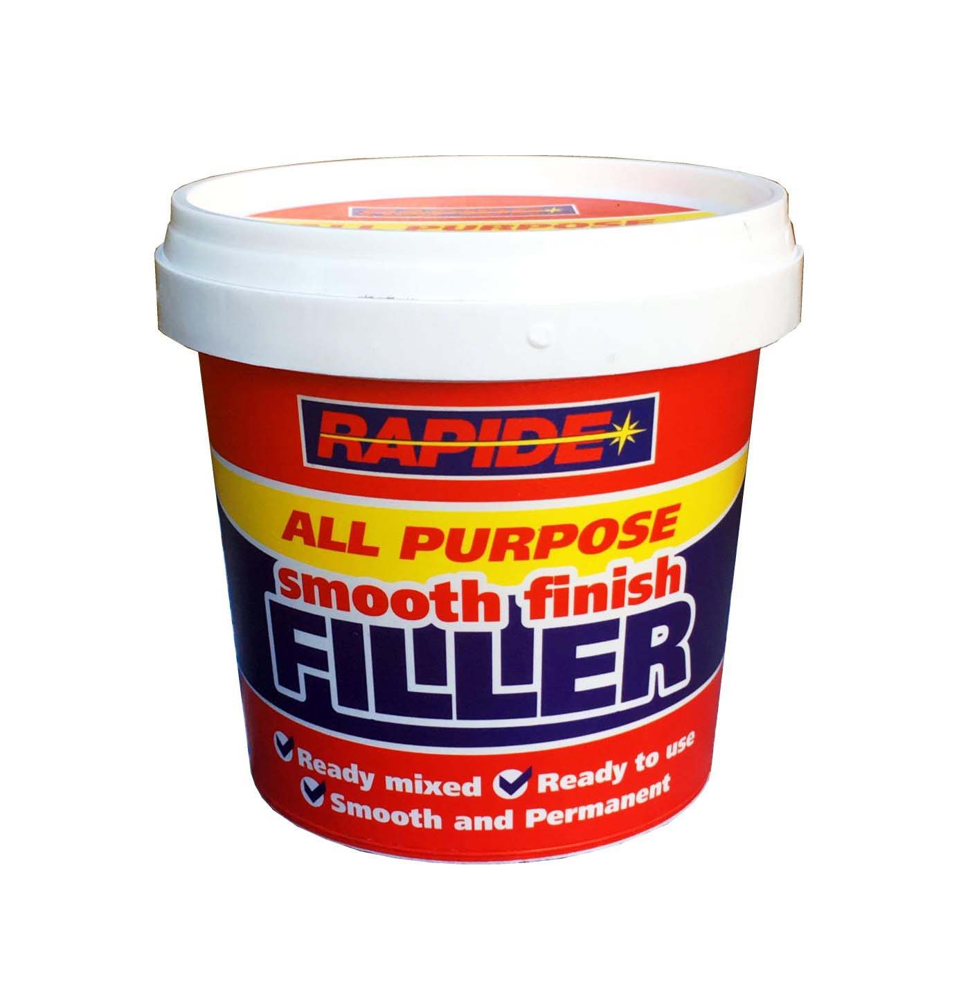 Rapide All Purpose Smooth Finish FILLER Ready Mixed DIY Home Use 500g 7156 (Parcel Rate)