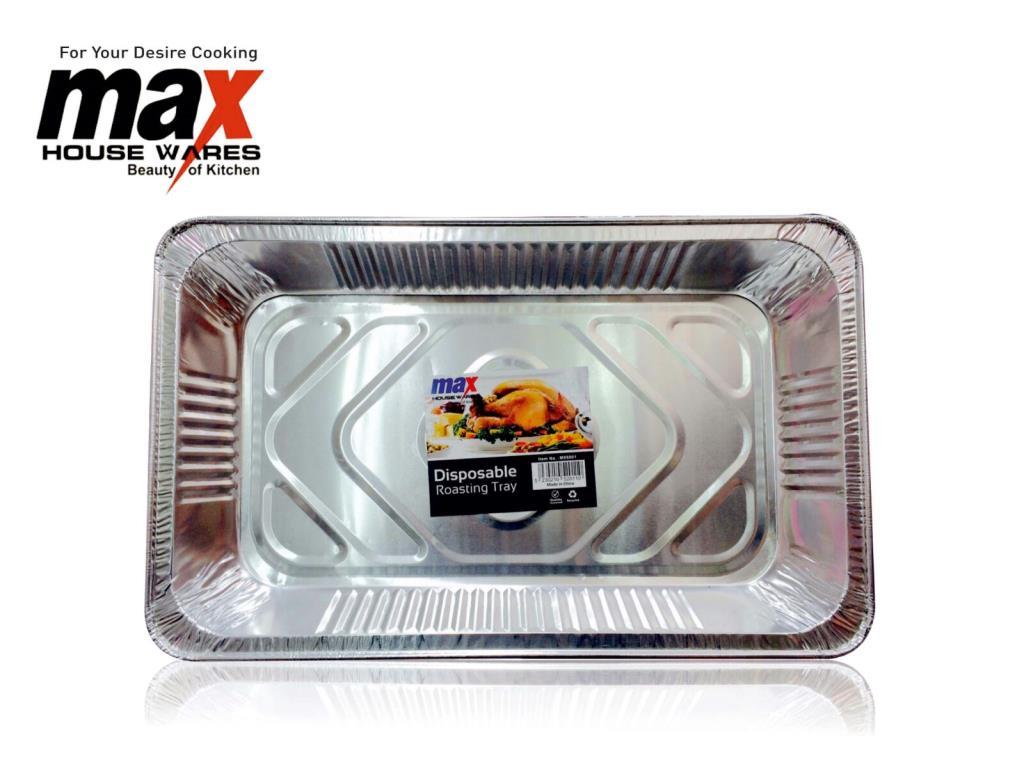 Disposable Rectangular Aluminium Foil Roasting Tray MX6001 (Parcel Rate)