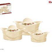 SQ Professional Hot Pot Set Regalia Small 3 Piece Beige (Big Parcel Rate)P