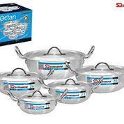 SQ Professional Galaxis Octan Aluminium Pot Karahi Set of 5 21-23-25-26-27-30cm 5885 (Big Parcel Rate)