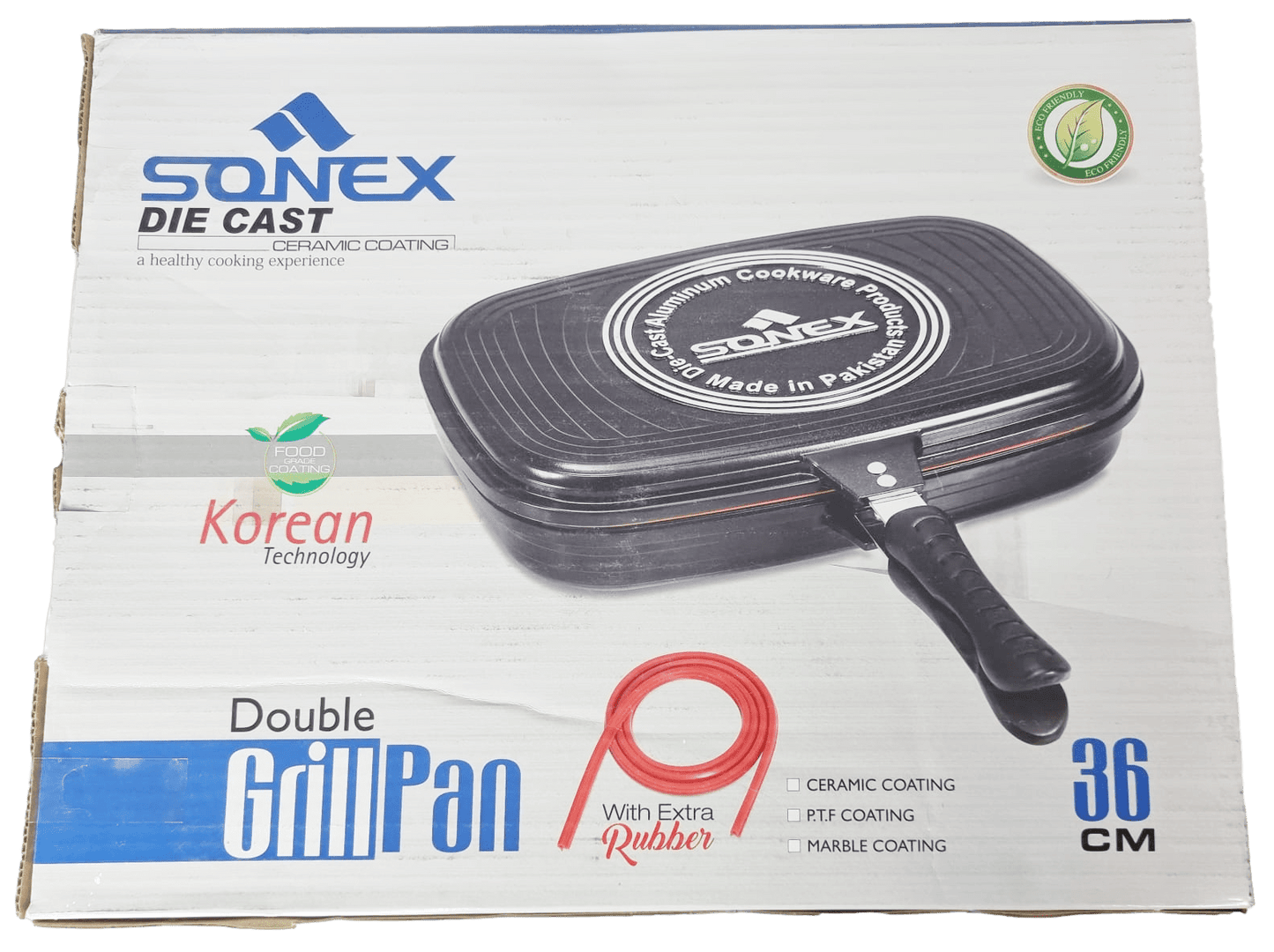 Magic Pan  Sonex  Diecast  Kitchenware Double Sided Multifunctional Pan 36 cm 52342 A W25 (Parcel Rate)