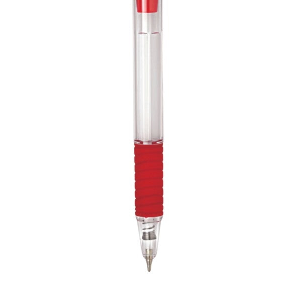 Retractable Ballpoint Pens 6pk Assorted P3051 (Parcel Rate)