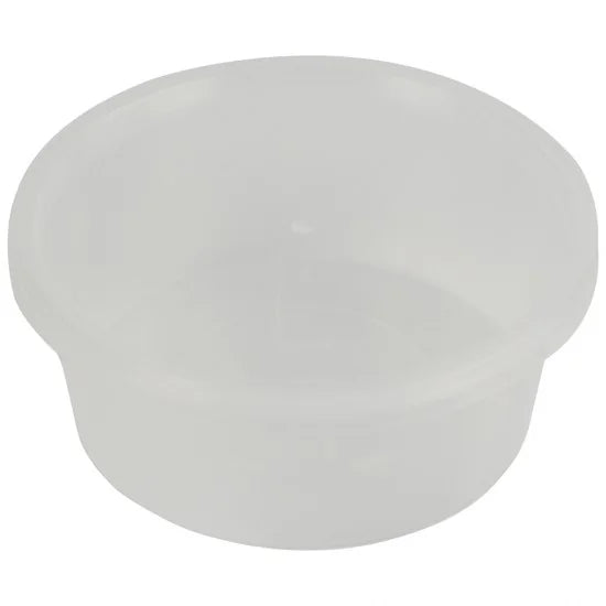 Round Plastic Food Storage Take Away Container 16oz Pack of 5 ST81613 (Parcel Rate)