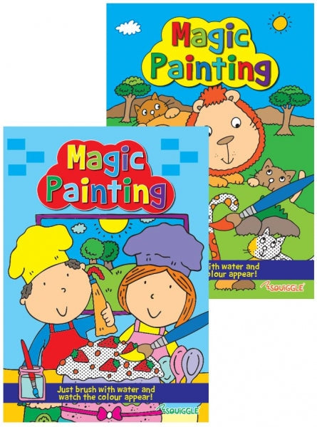 Children's Craft Magic Painting Book 1 & 2 A4 Size P2165 A (Large Letter Rate)