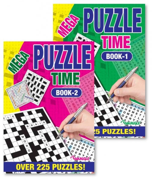 A5 Puzzle Time Book Assorted Designs P2594 A (Large Letter)