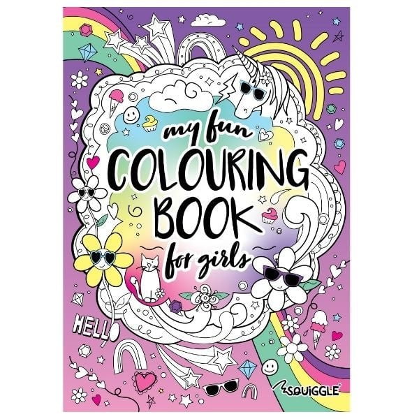 A4 Colouring Fun for Girls Book P2924 (Parcel Rate)