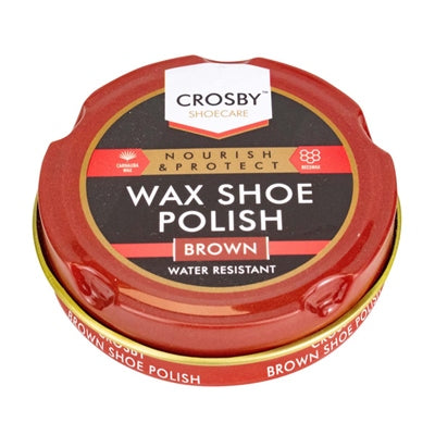 Wax Shoe Polish 50ml Brown 317156 (Parcel Rate)