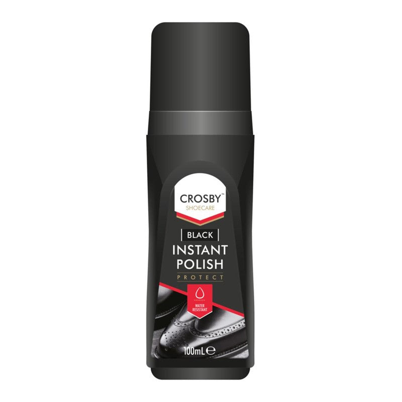 Instant Shoe Shine Polish 100ml Black 317131 (Parcel Rate)