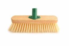 12 Inch Soft PVC Bristle Brush Broom Head Cream ST1640 (Parcel Rate)