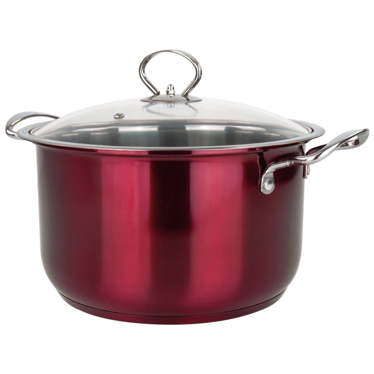 SQ Professional Gems Stainless Steel Stockpot Set of 4 Ruby 18-20-22-24cm 9577  (Big Parcel)