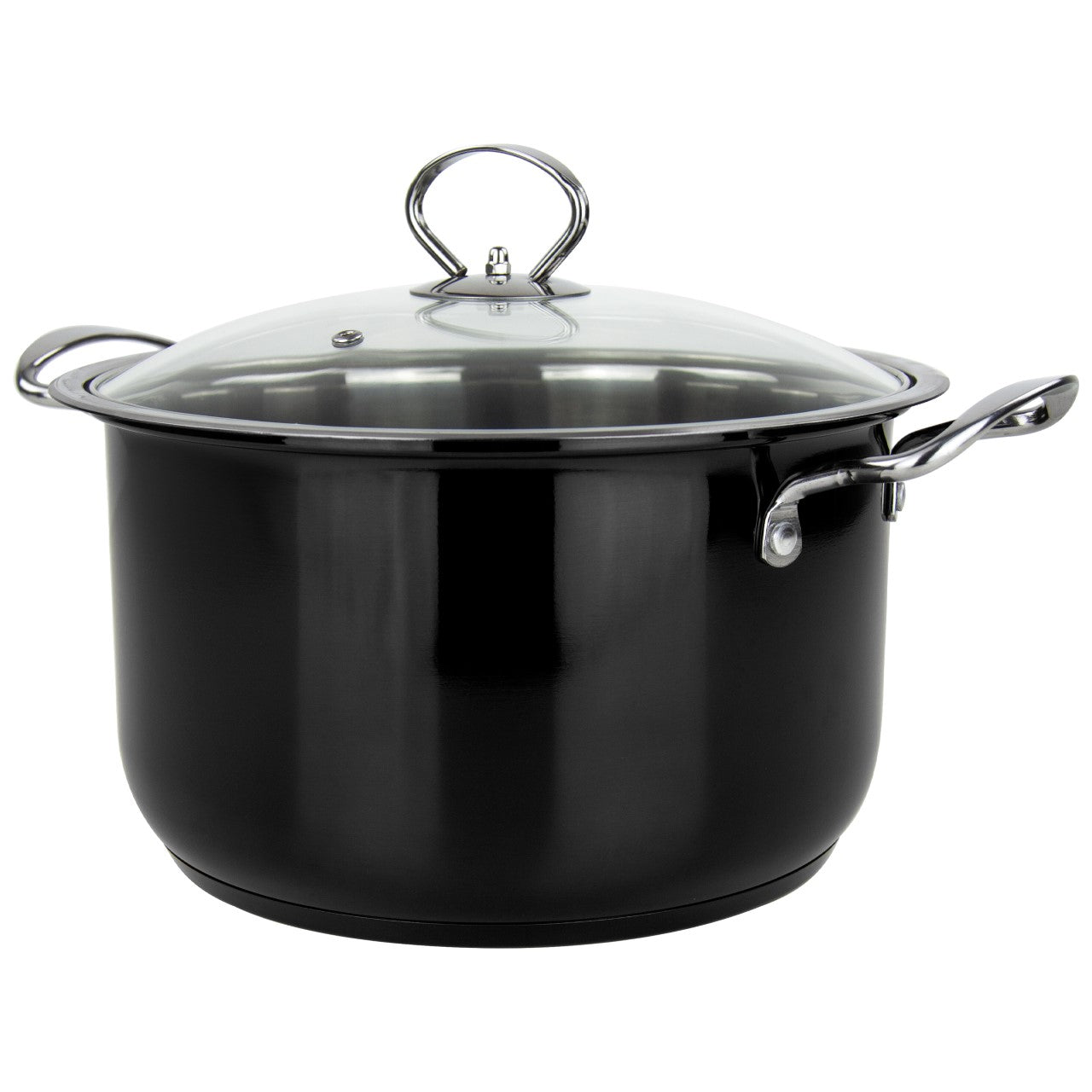 SQ Professional Gems Metallic Stockpot Set of 3 Onyx 26-28-30cm 9578 (Big Parcel)